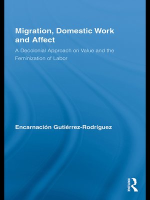 cover image of Migration, Domestic Work and Affect